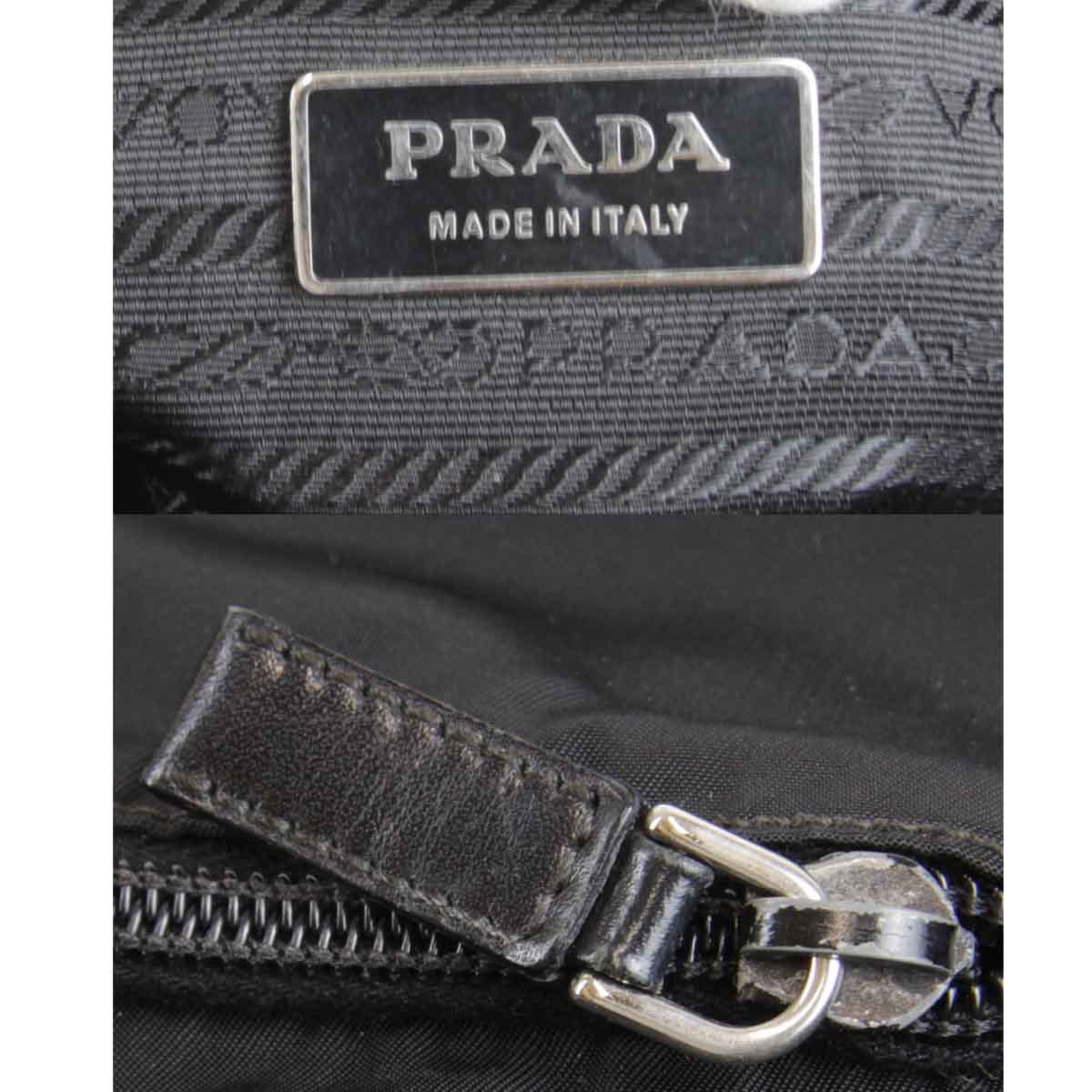 PRADA Prada Shoulder Bag Nylon Black Women's