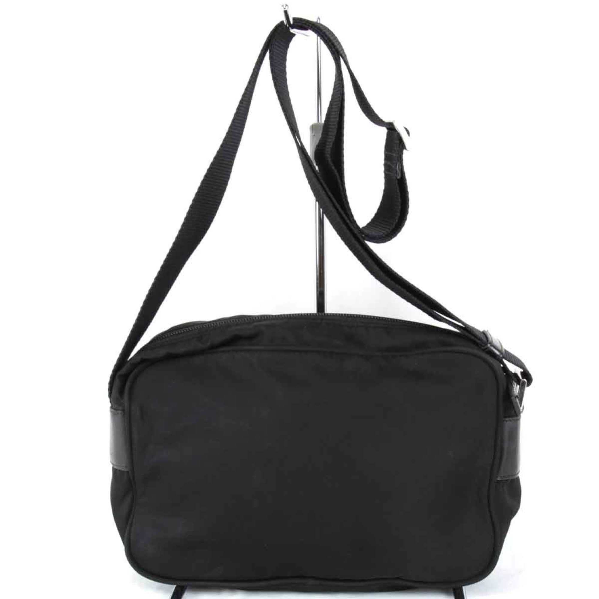 PRADA Prada Shoulder Bag Nylon Black Women's