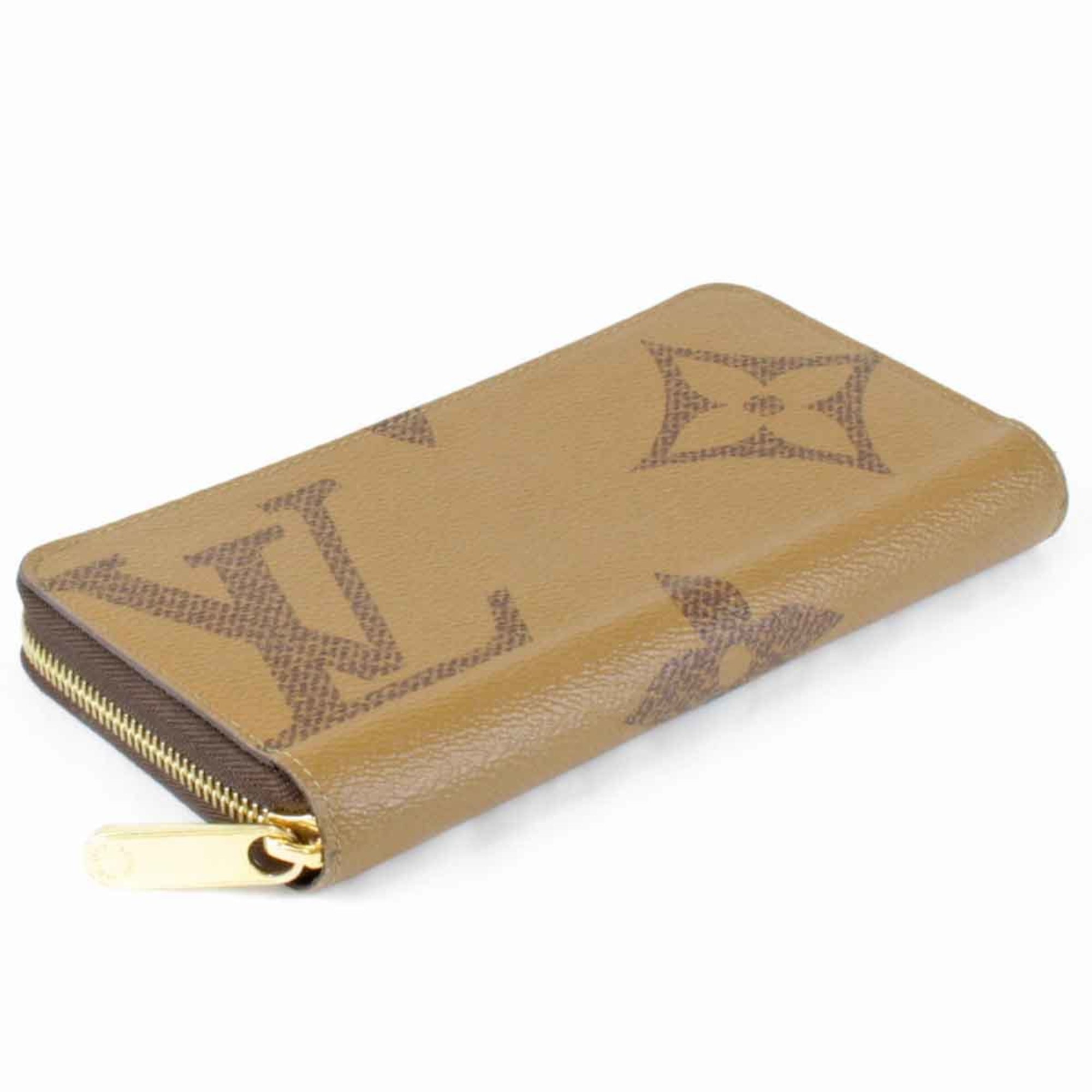 LOUIS VUITTON Louis Vuitton Zippy Wallet M69353 Long Monogram Giant Beige Women's