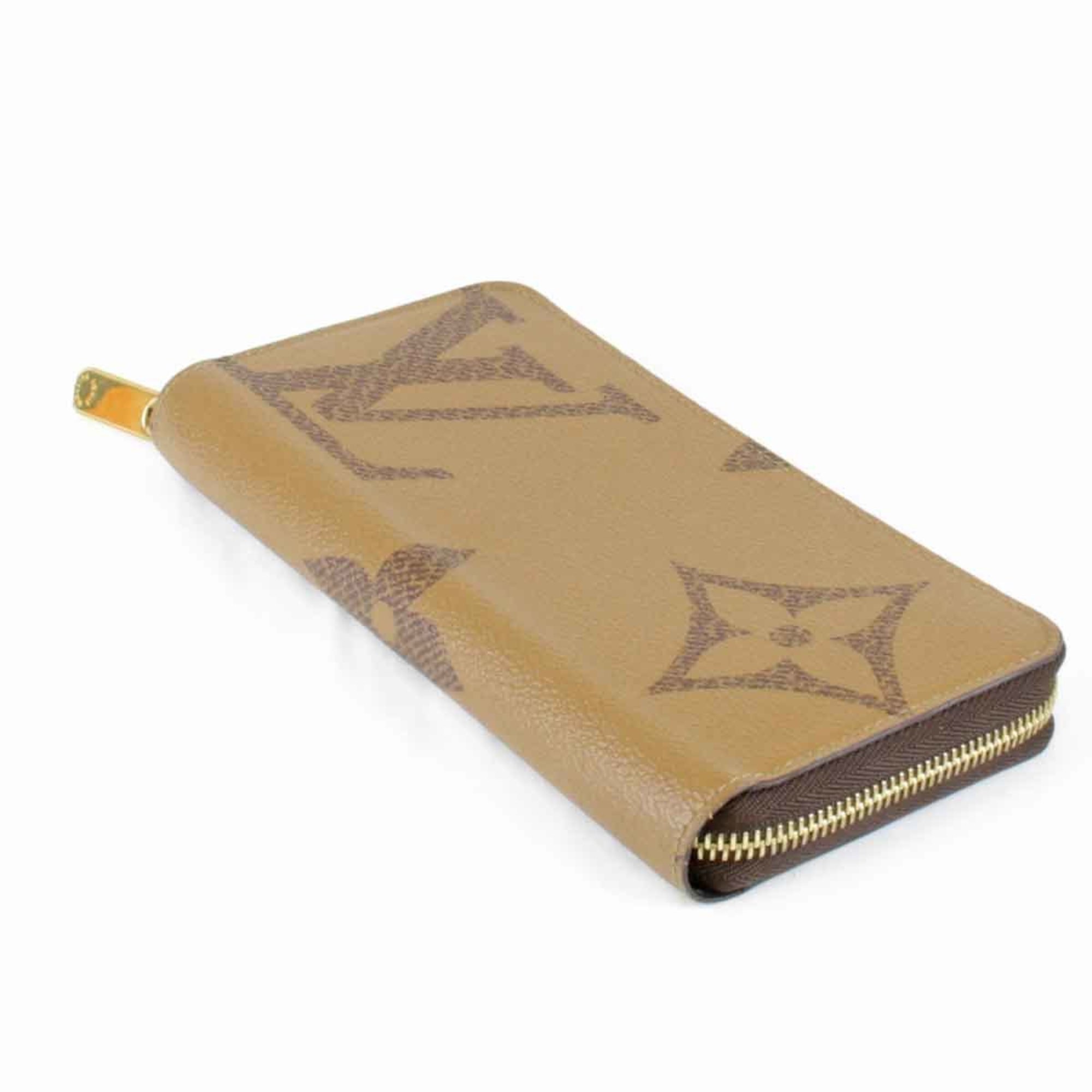 LOUIS VUITTON Louis Vuitton Zippy Wallet M69353 Long Monogram Giant Beige Women's