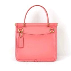 COACH Willis 18 M2081-5789 Shoulder Bag Leather Pink Women's