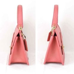 COACH Willis 18 M2081-5789 Shoulder Bag Leather Pink Women's