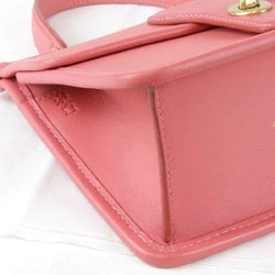 COACH Willis 18 M2081-5789 Shoulder Bag Leather Pink Women's