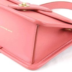 COACH Willis 18 M2081-5789 Shoulder Bag Leather Pink Women's