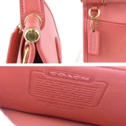 COACH Willis 18 M2081-5789 Shoulder Bag Leather Pink Women's