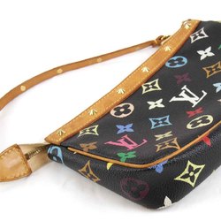 LOUIS VUITTON Louis Vuitton Pochette Accessoires M92648 Pouch Monogram Multicolor Black Women's