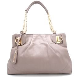 Salvatore Ferragamo Tote Bag Gancini Leather Greige 351518