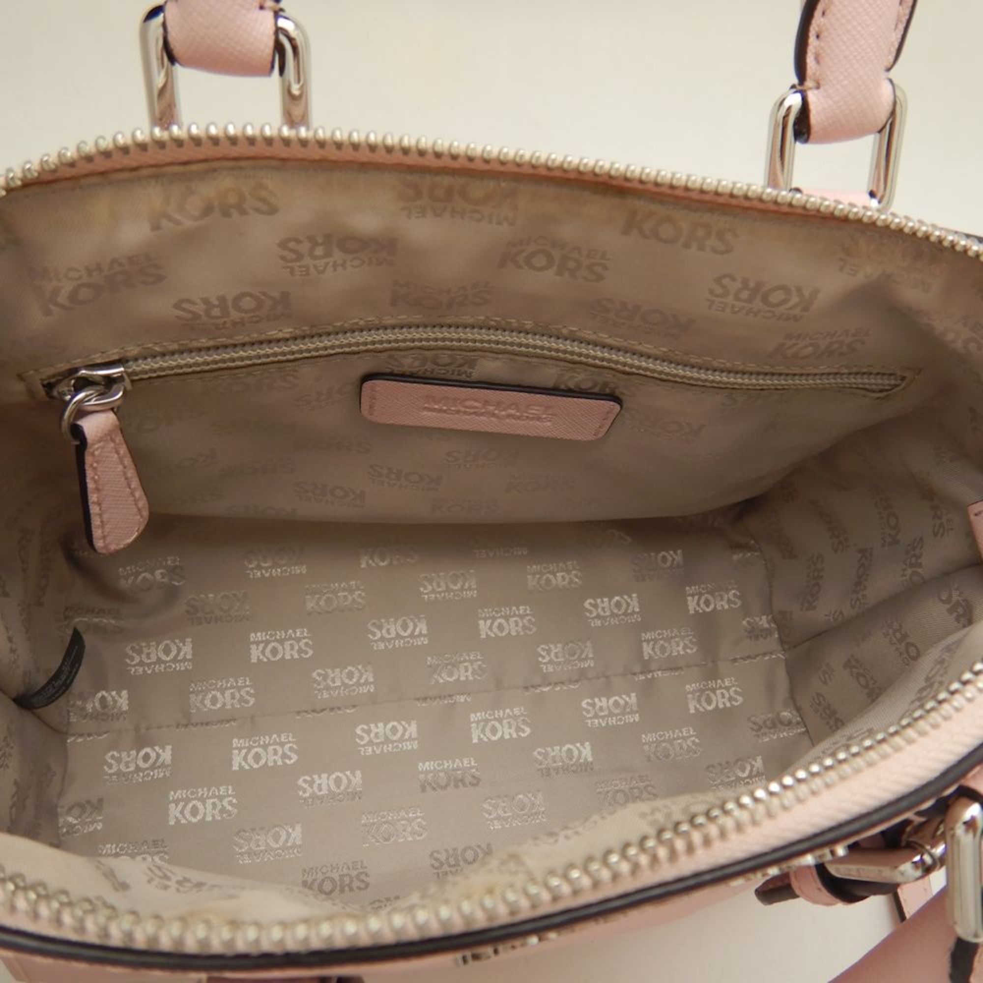 Michael Kors Ciara 35H6SC6M2T Handbag in Saffiano Leather, Pink 251977