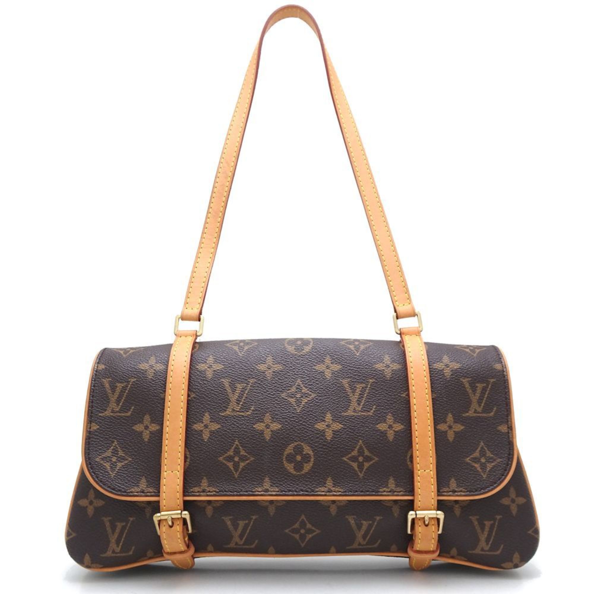 LOUIS VUITTON Louis Vuitton Monogram Marel M51157 Shoulder Bag Brown 351533