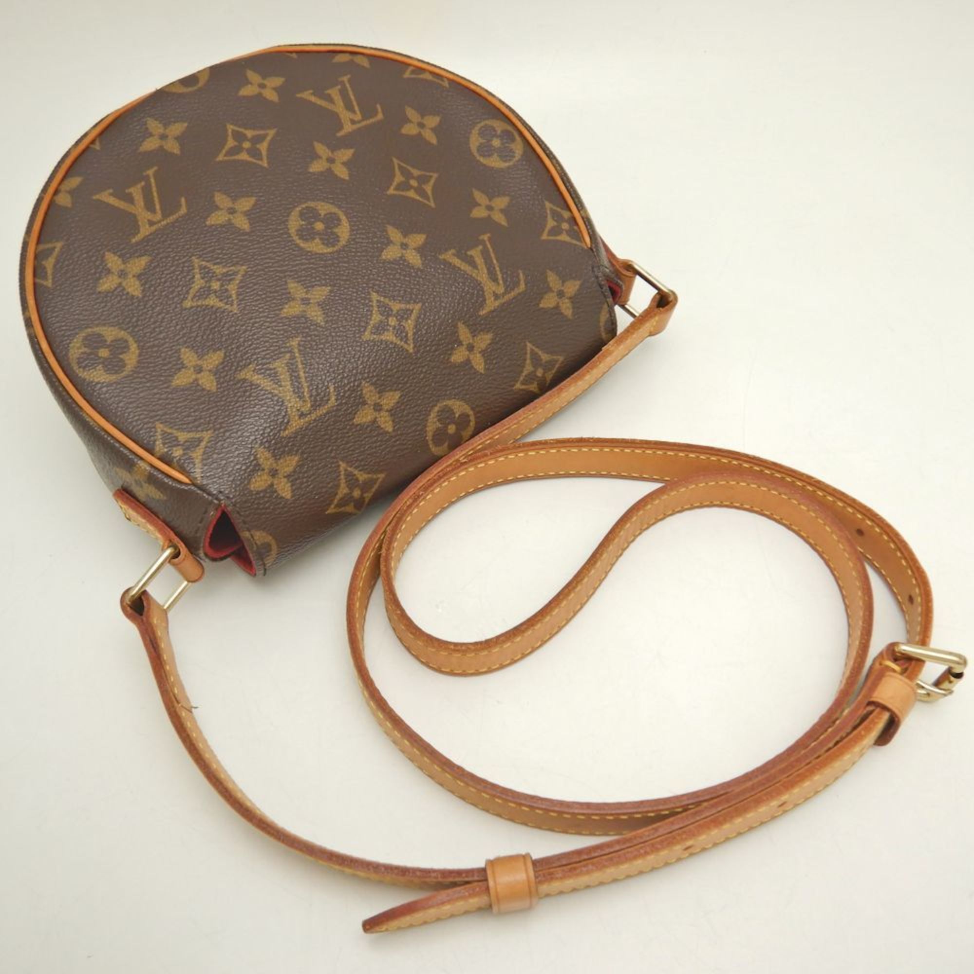 LOUIS VUITTON Louis Vuitton Monogram Tan Blanc M51179 Shoulder Bag Brown 251978