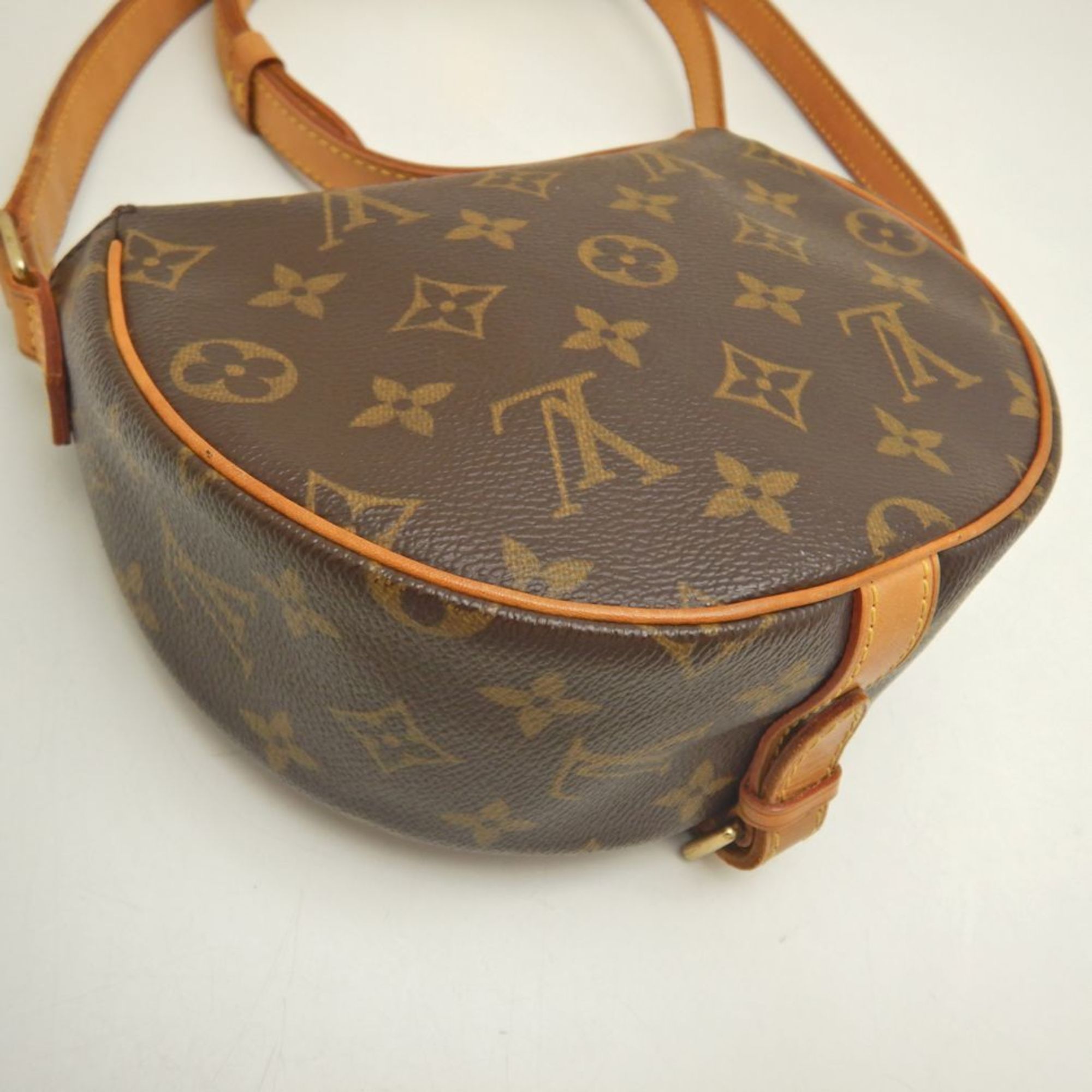 LOUIS VUITTON Louis Vuitton Monogram Tan Blanc M51179 Shoulder Bag Brown 251978