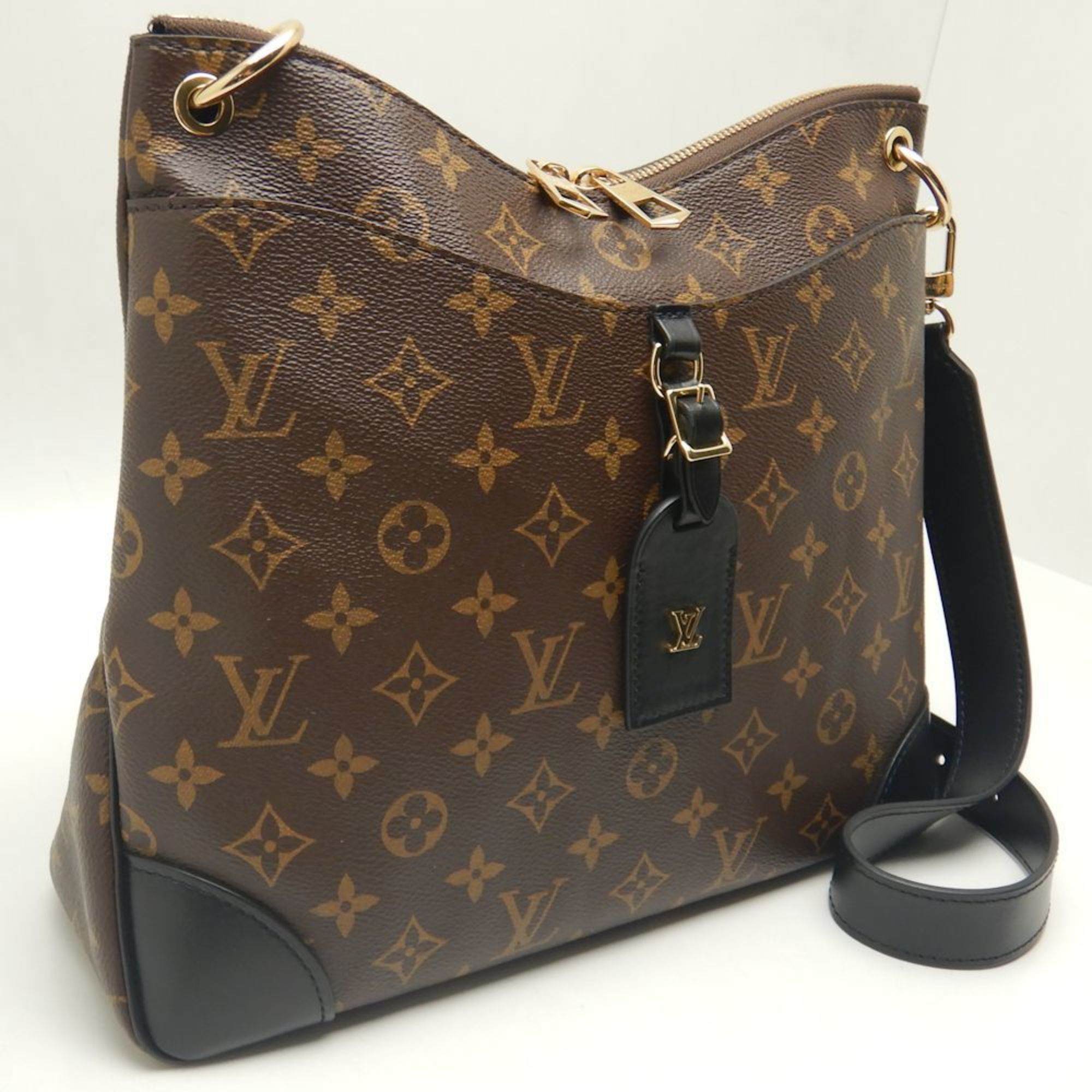 LOUIS VUITTON Louis Vuitton Monogram Odeon NMMM M45352 Shoulder Bag Brown 252003