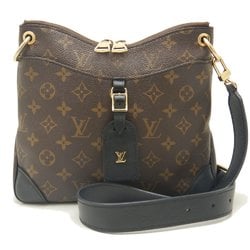 LOUIS VUITTON Louis Vuitton Monogram Odeon NMPM M45353 Shoulder Bag Brown Black 252017