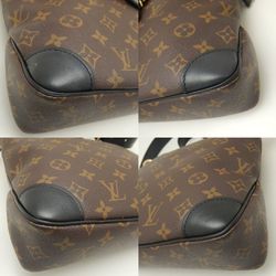 LOUIS VUITTON Louis Vuitton Monogram Odeon NMPM M45353 Shoulder Bag Brown Black 252017