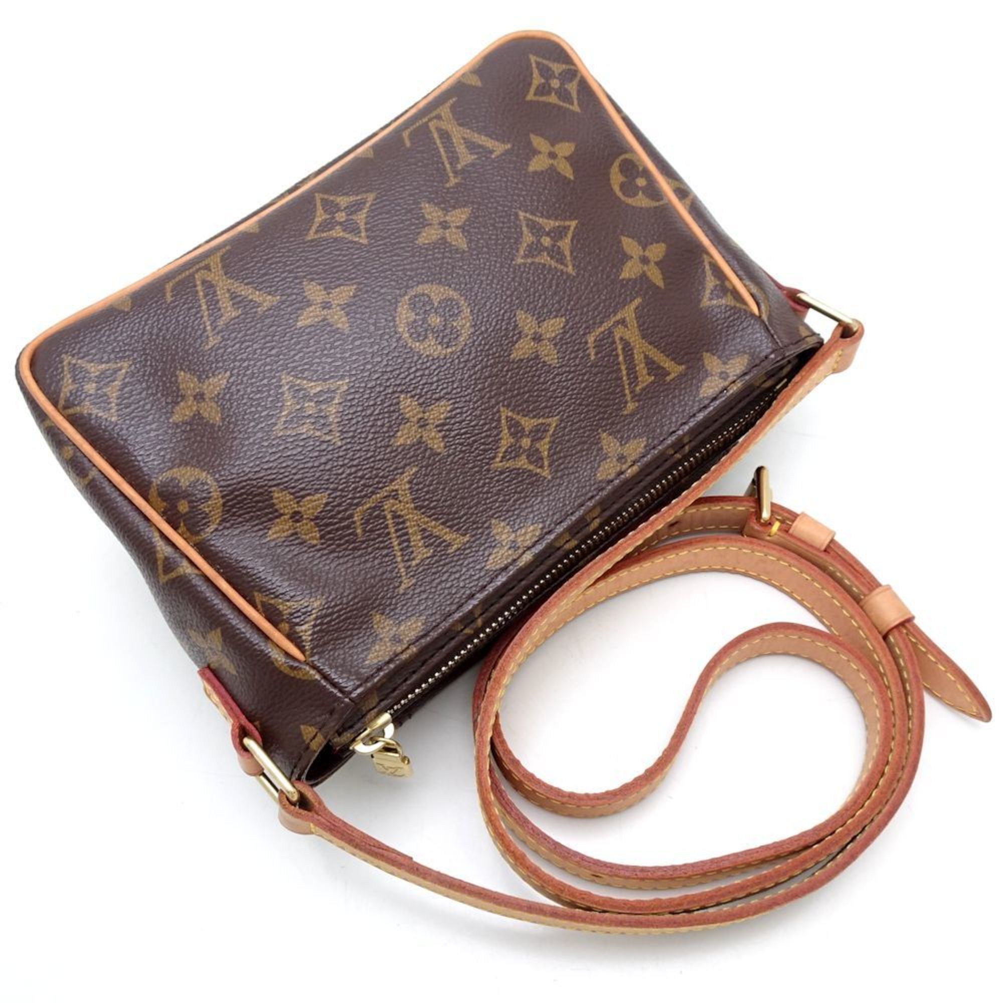 LOUIS VUITTON Louis Vuitton Monogram Vivacite PM M51165 Shoulder Bag Brown 351537