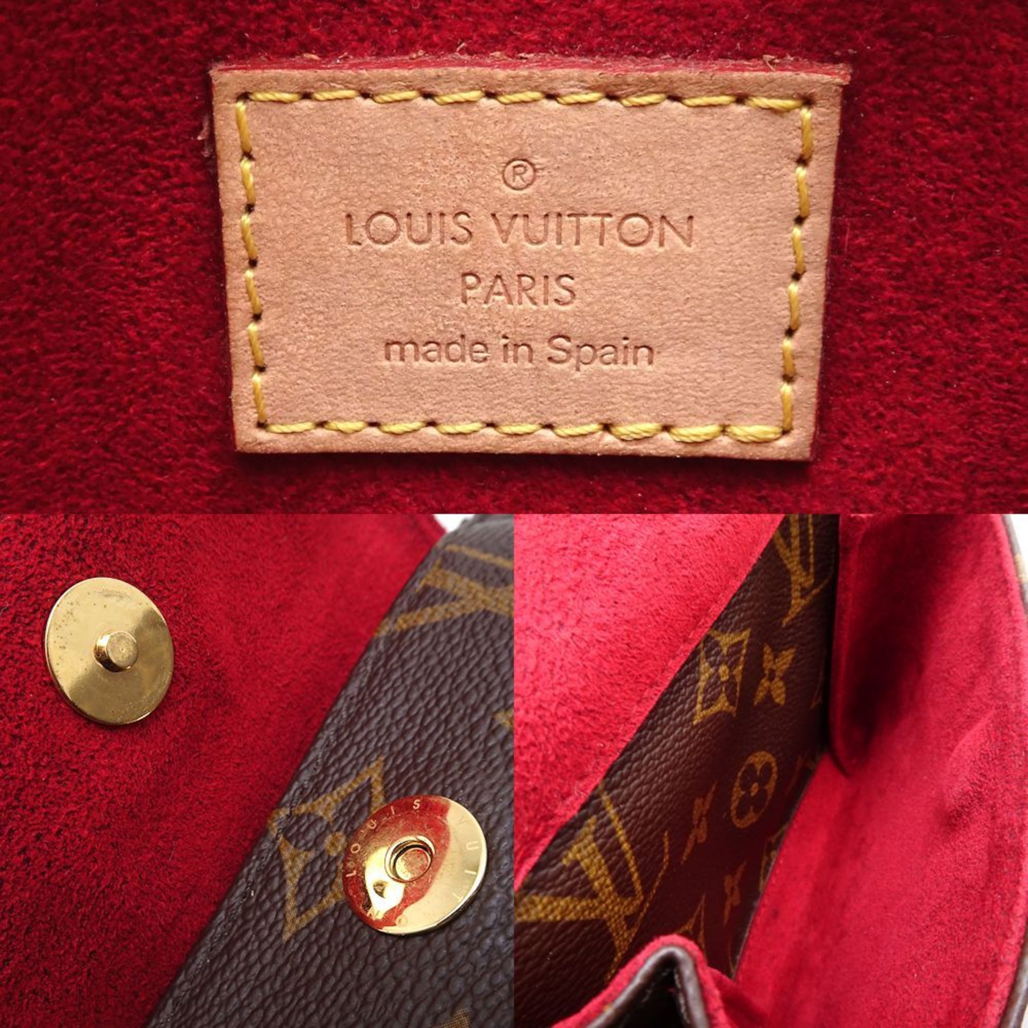 LOUIS VUITTON Louis Vuitton Monogram Vivacite PM M51165 Shoulder Bag Brown 351537