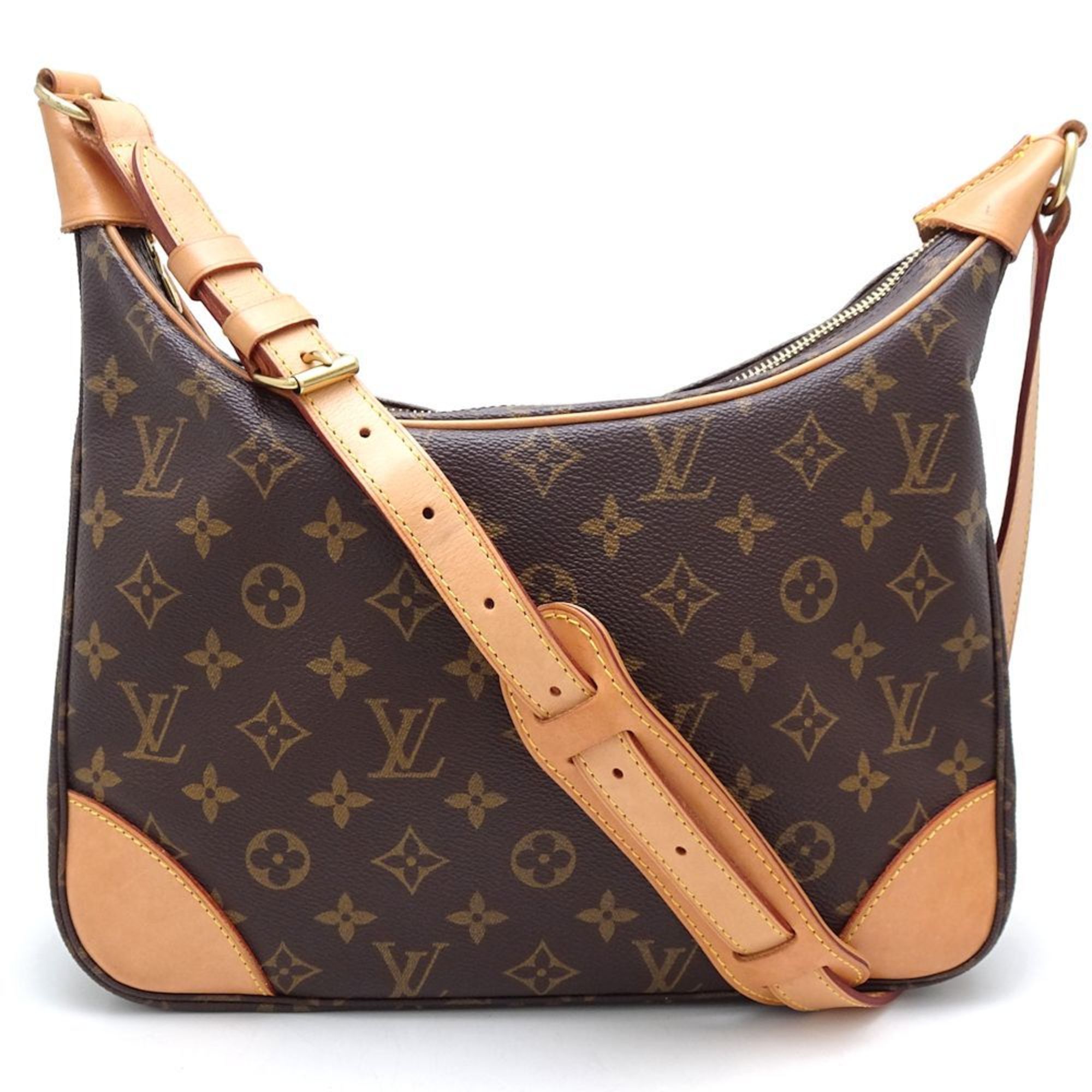 LOUIS VUITTON Louis Vuitton Monogram Boulogne M51265 Shoulder Bag Brown 351536