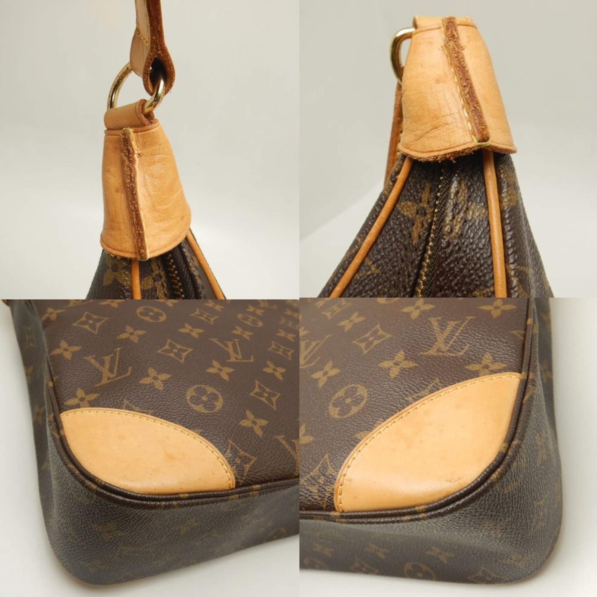 LOUIS VUITTON Louis Vuitton Monogram Boulogne 30 M51265 Shoulder Bag Brown 252005