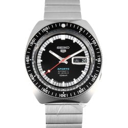 Seiko SBSA223 5 Sports SKX Style 55th Anniversary Limited Edition Watch Automatic Black Dial Day Date Reprint Model Men's