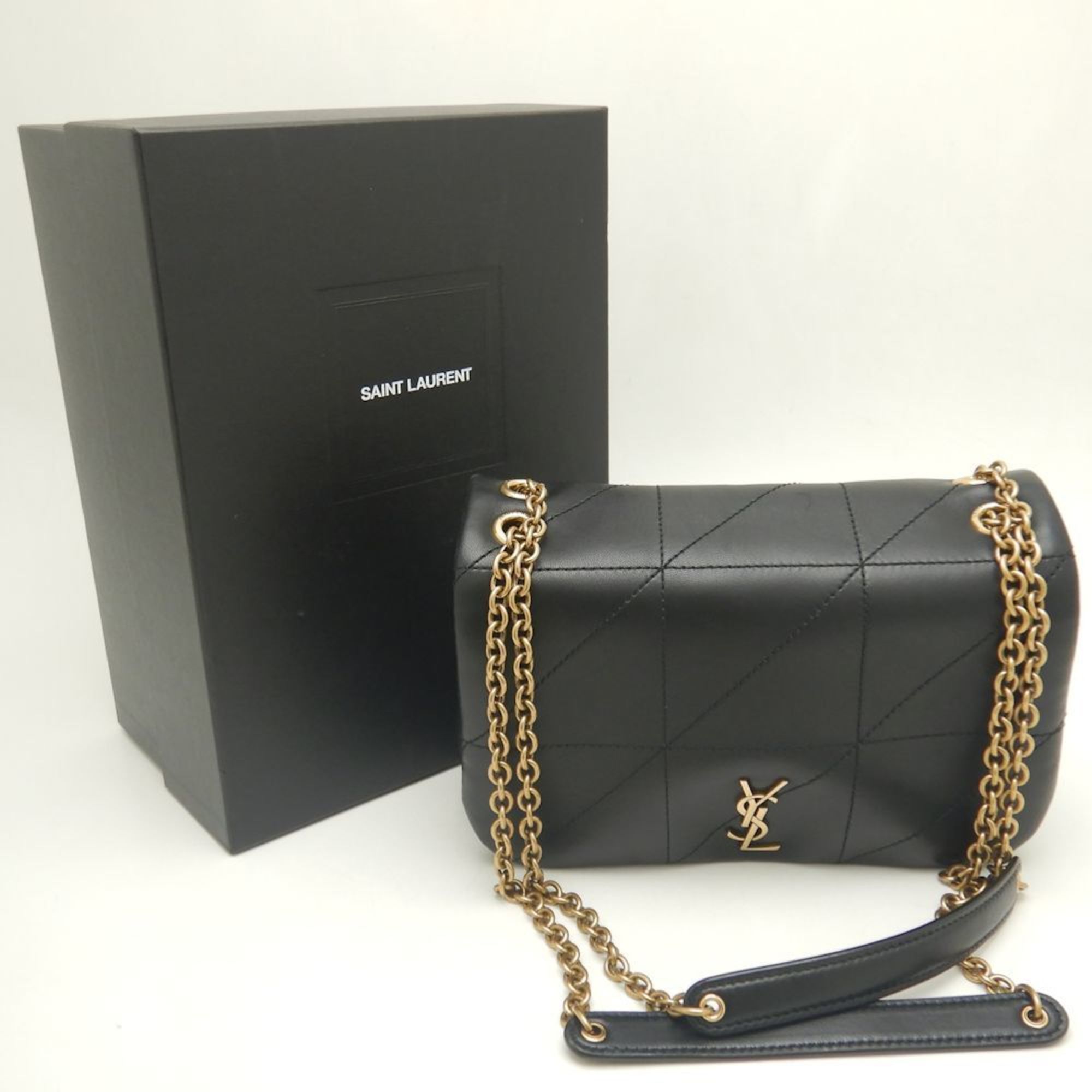 SAINT LAURENT Jamie 4.3 766754 Shoulder Bag Lambskin Black 252000