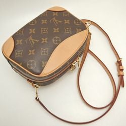 LOUIS VUITTON Louis Vuitton Monogram Deauville MINI M45528 Shoulder Bag Brown 251984