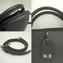 LOUIS VUITTON Louis Vuitton Monogram Empreinte Petit Palais PM M58916 Handbag Noir 251980