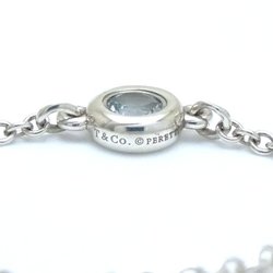 TIFFANY&Co. Tiffany by the Yard Ring 1P Aquamarine Chain Elsa Peretti Silver 925 292262