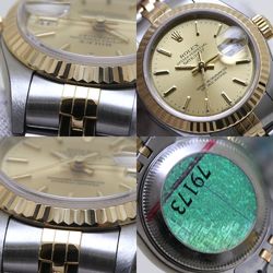 ROLEX Rolex Datejust 79173K18YG Wristwatch Yellow Gold x Stainless Steel Ladies 39550