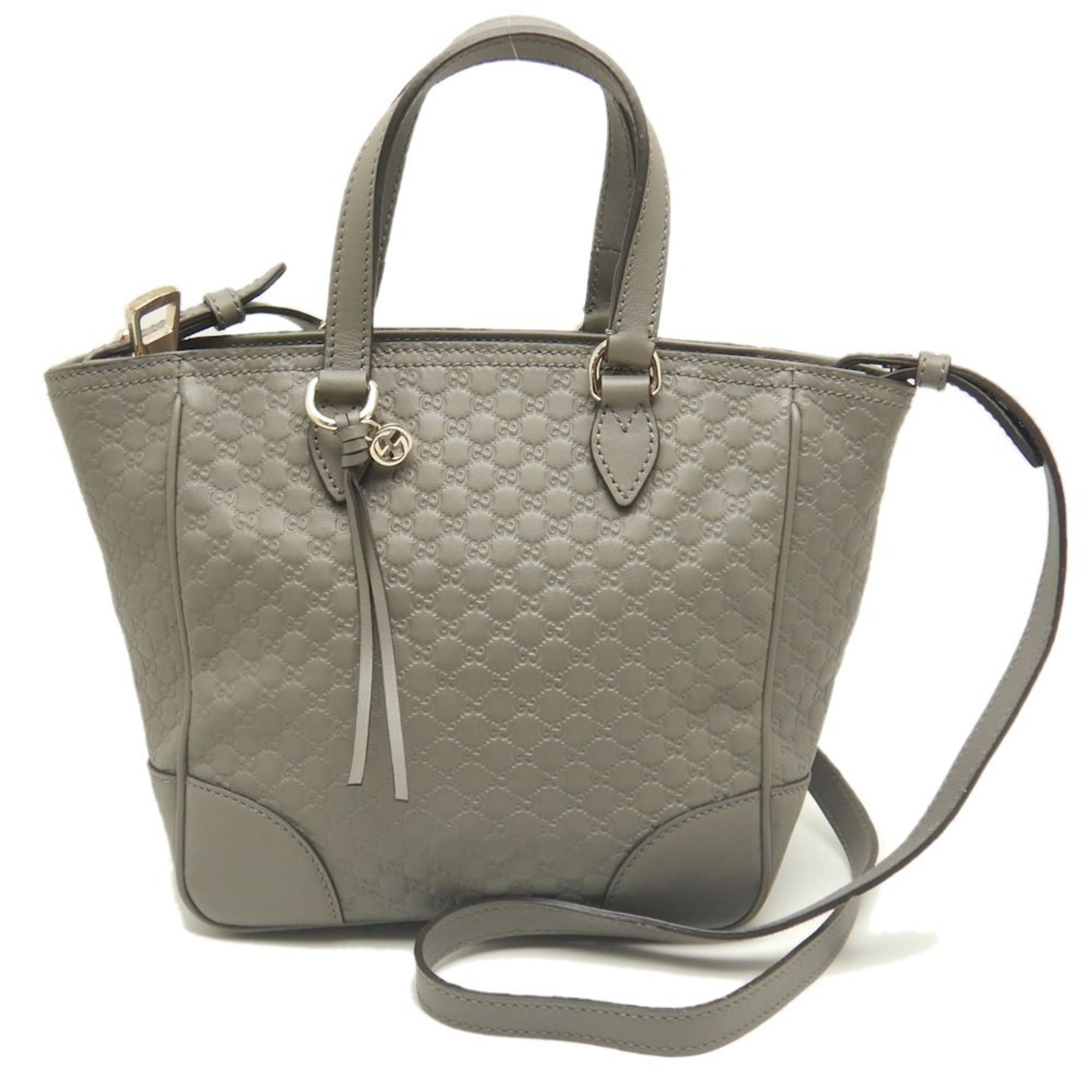 GUCCI 449241 Handbag Micro Guccissima Leather Grey Outlet 252001