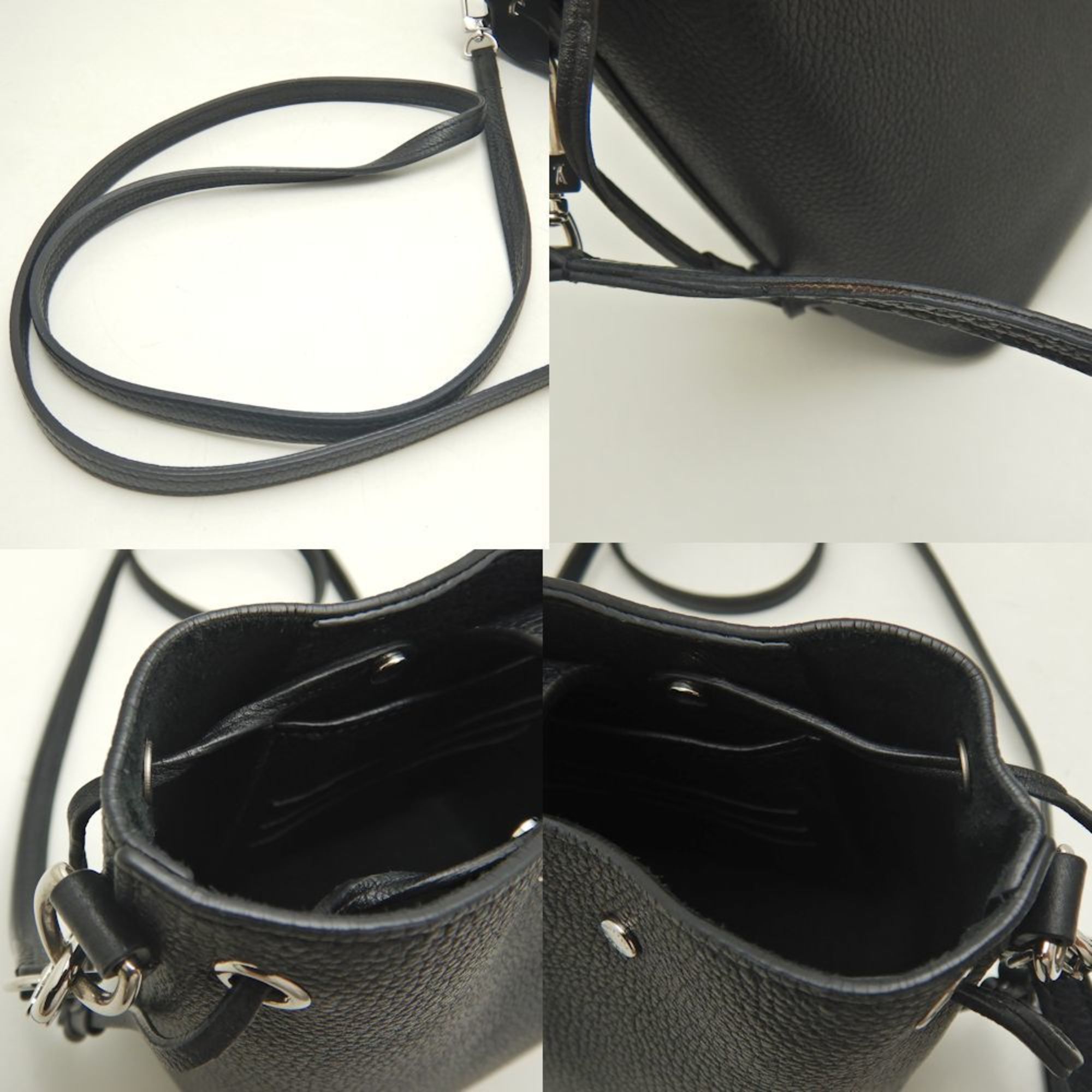 LOUIS VUITTON Louis Vuitton Nano Lock Me Bucket M68709 Shoulder Bag Noir 251982