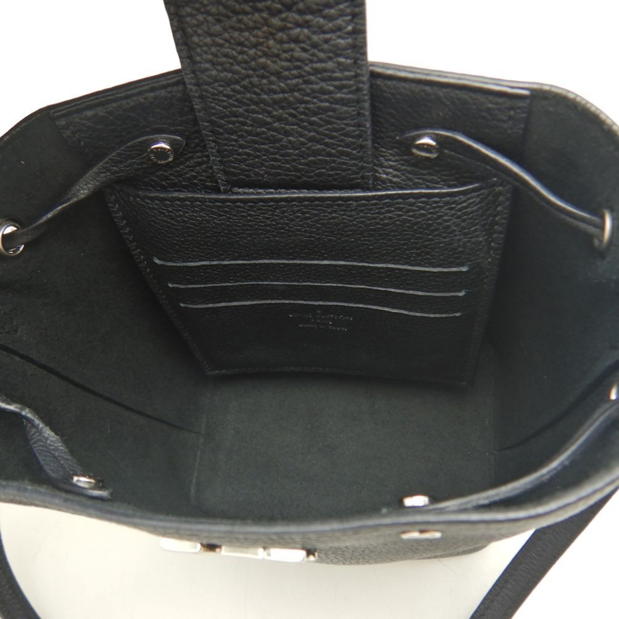 LOUIS VUITTON Louis Vuitton Nano Lock Me Bucket M68709 Shoulder Bag Noir 251982