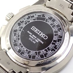 Seiko Brightz Men's Solar Ceramic Titanium SAGA179 Light-Rechargeable Radio-Controlled Watch C2230165