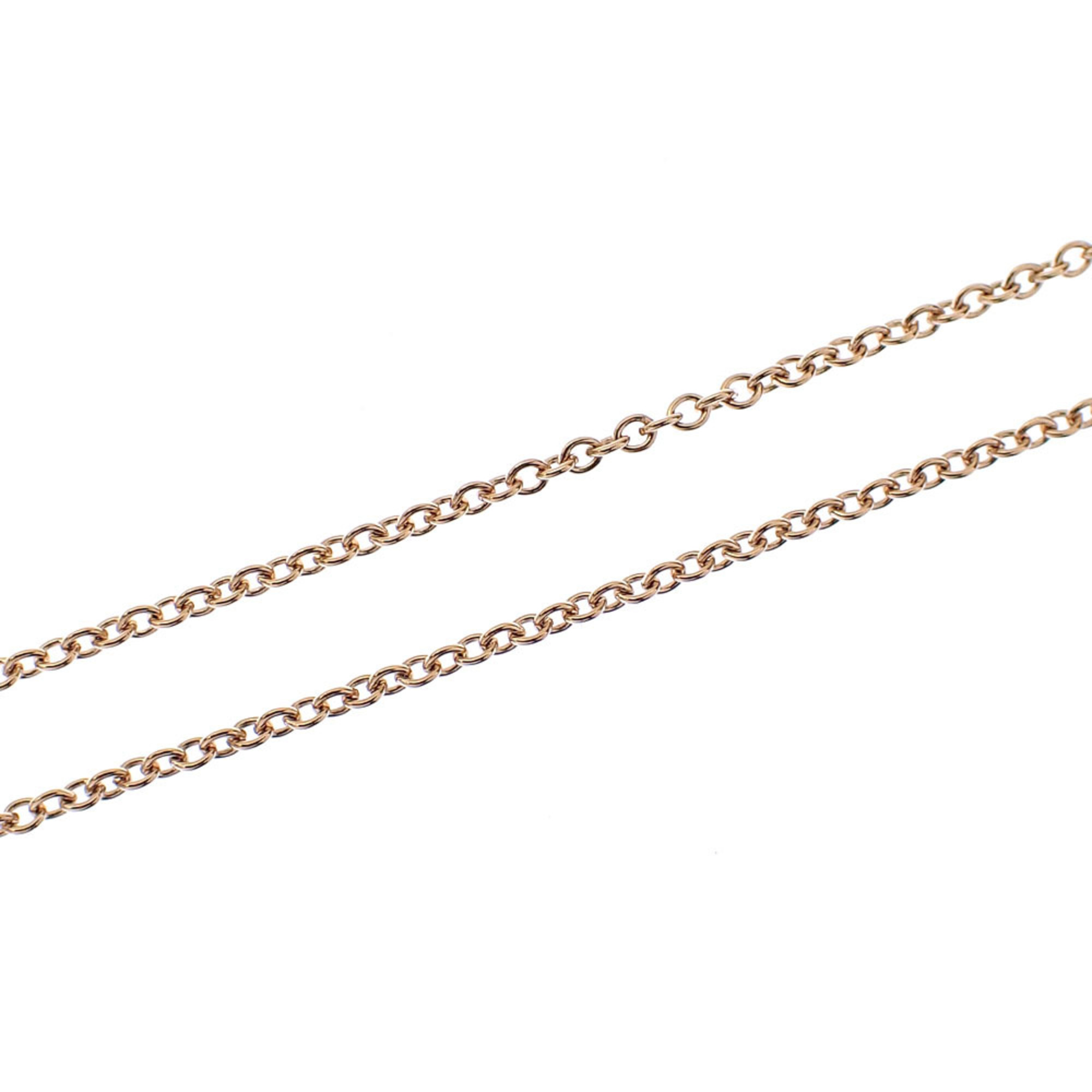 Tiffany & Co. By the Yard Necklace for Women, Diamond, K18PG, 0.14ct, 2.4g, 750, 18K, Pink Gold, Single A213403