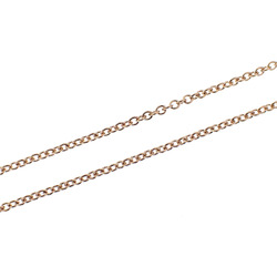 Tiffany & Co. By the Yard Necklace for Women, Diamond, K18PG, 0.14ct, 2.4g, 750, 18K, Pink Gold, Single A213403