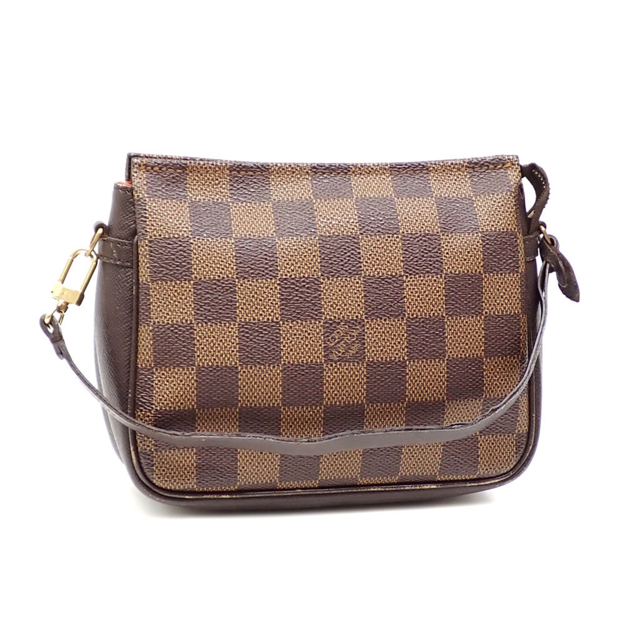 Louis Vuitton Pouch Damier Ebene Truth Makeup Women's N51982 Hand A2234706