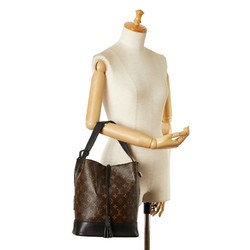 Louis Vuitton Monogram Idole NN14GM Handbag M94542 Brown Black PVC Leather Women's LOUIS VUITTON