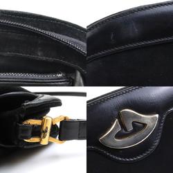 GUCCI Shoulder Bag Suede Leather Black Women's e58956k