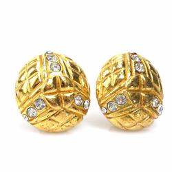 CHANEL Earrings Metal Rhinestone Gold Silver Women's e58949a