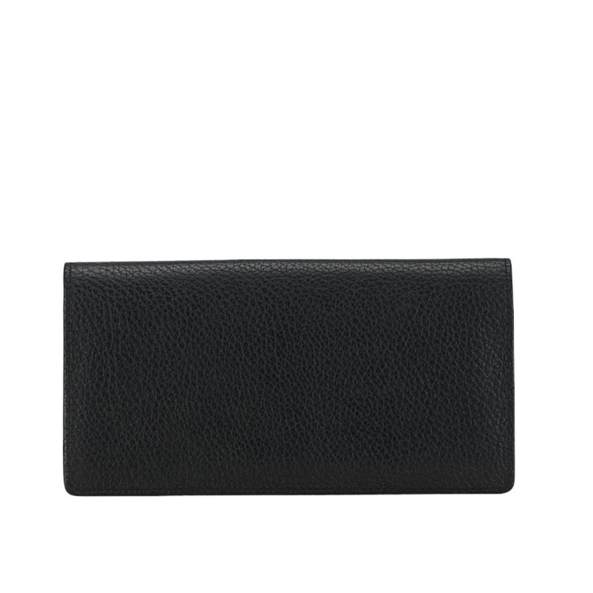 Louis Vuitton Taurillon Portefeuille Brazza Long Wallet M58192 Noir Black Leather Men's LOUIS VUITTON