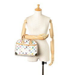 Louis Vuitton Monogram Multicolor Trouville Studs Handbag M92663 Blanc White PVC Leather Women's LOUIS VUITTON