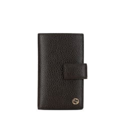 Gucci Interlocking G Bi-fold Wallet 449344 Brown Leather Women's GUCCI