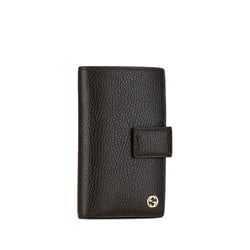 Gucci Interlocking G Bi-fold Wallet 449344 Brown Leather Women's GUCCI