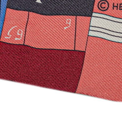 Hermes Twilly Astrologie Nouvelle New Astrology Scarf Muffler Red Multicolor Silk Women's HERMES