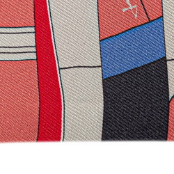 Hermes Twilly Astrologie Nouvelle New Astrology Scarf Muffler Red Multicolor Silk Women's HERMES