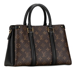 Louis Vuitton Monogram Soufflot NV BB Handbag M44898 Brown Black PVC Leather Women's LOUIS VUITTON