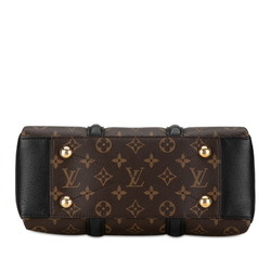 Louis Vuitton Monogram Soufflot NV BB Handbag M44898 Brown Black PVC Leather Women's LOUIS VUITTON