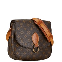 Louis Vuitton Monogram Saint-Cloud GM Shoulder Bag M51242 Brown PVC Leather Women's LOUIS VUITTON