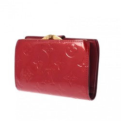 LOUIS VUITTON Vernis Portefeuille Viennois Pomme d'Amour M93528 Women's Monogram Bi-fold Wallet