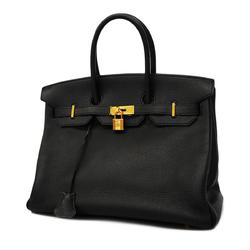 Hermes handbag Birkin 35 □P stamp Togo black ladies