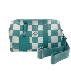 Louis Vuitton LOUIS VUITTON Shoulder Bag Damier Checkerboard City Keepall Turquoise Green Men's Women's N50076 z1985